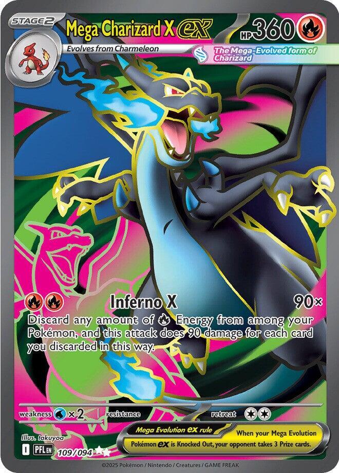 Mega Charizard X ex - 109/094 Phantasmal Flames