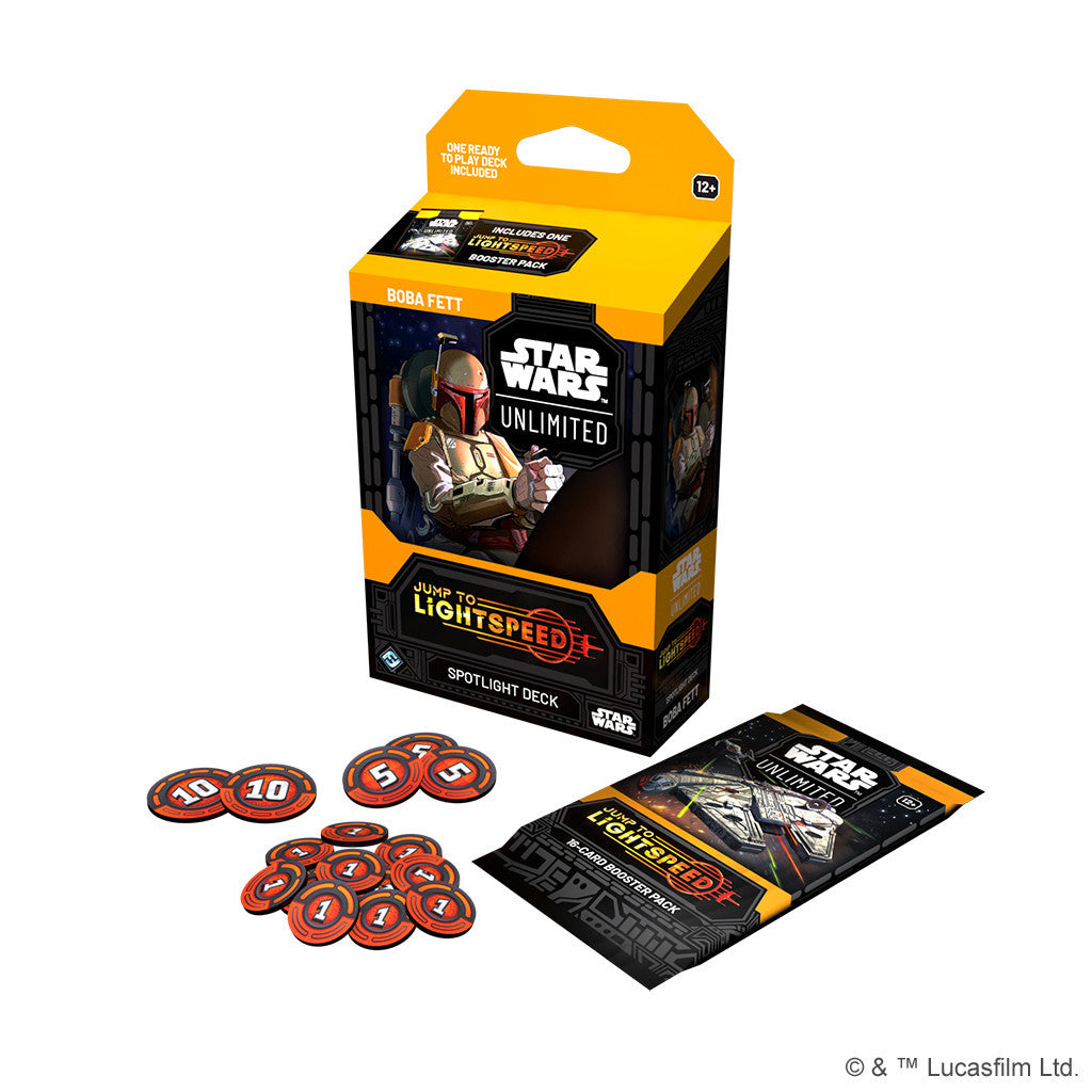 Star Wars Unlimited - Jump to Lightspeed Spotlight Deck (Boba Fett)