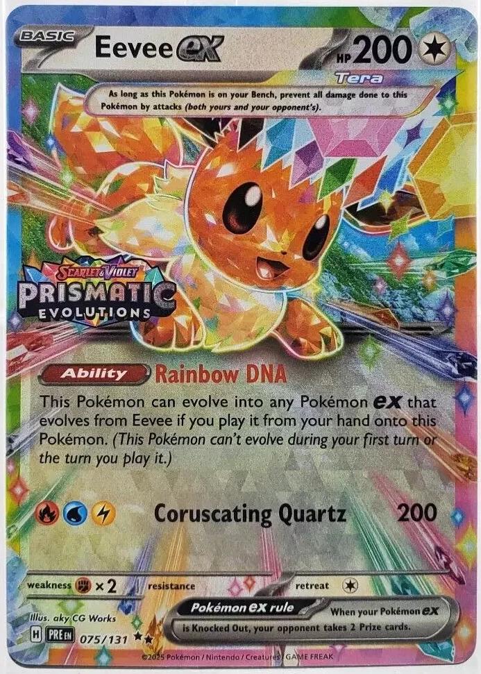 Eevee 075/131 Prismatic Evolutions Stamped Promo (Sealed)