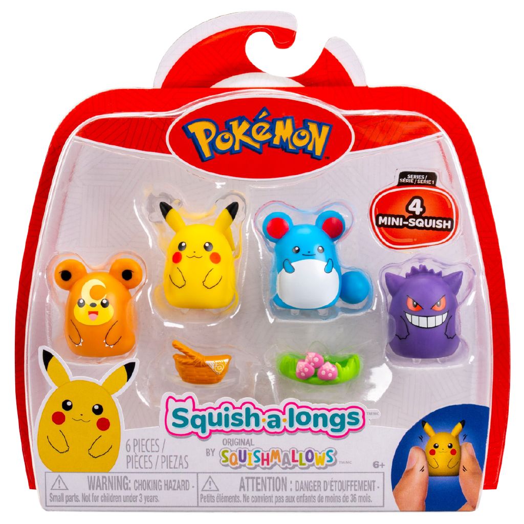 Pokemon Squishalongs Squishmallows (assorted) – Razor Leaf