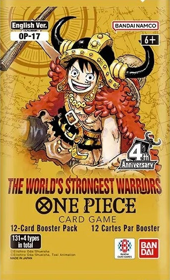 One Piece Card Game - The World's Strongest Warriors (OP-17) Booster Pack