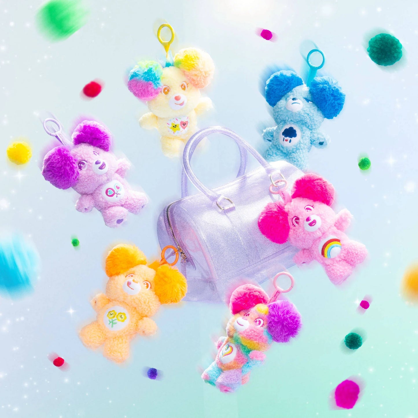 Care Bears Sugar Cuties Plush Keychain Blind Box
