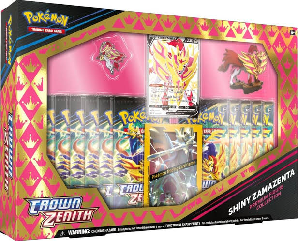 Crown Zenith Shiny Zamazenta Premium Figure Collection Box