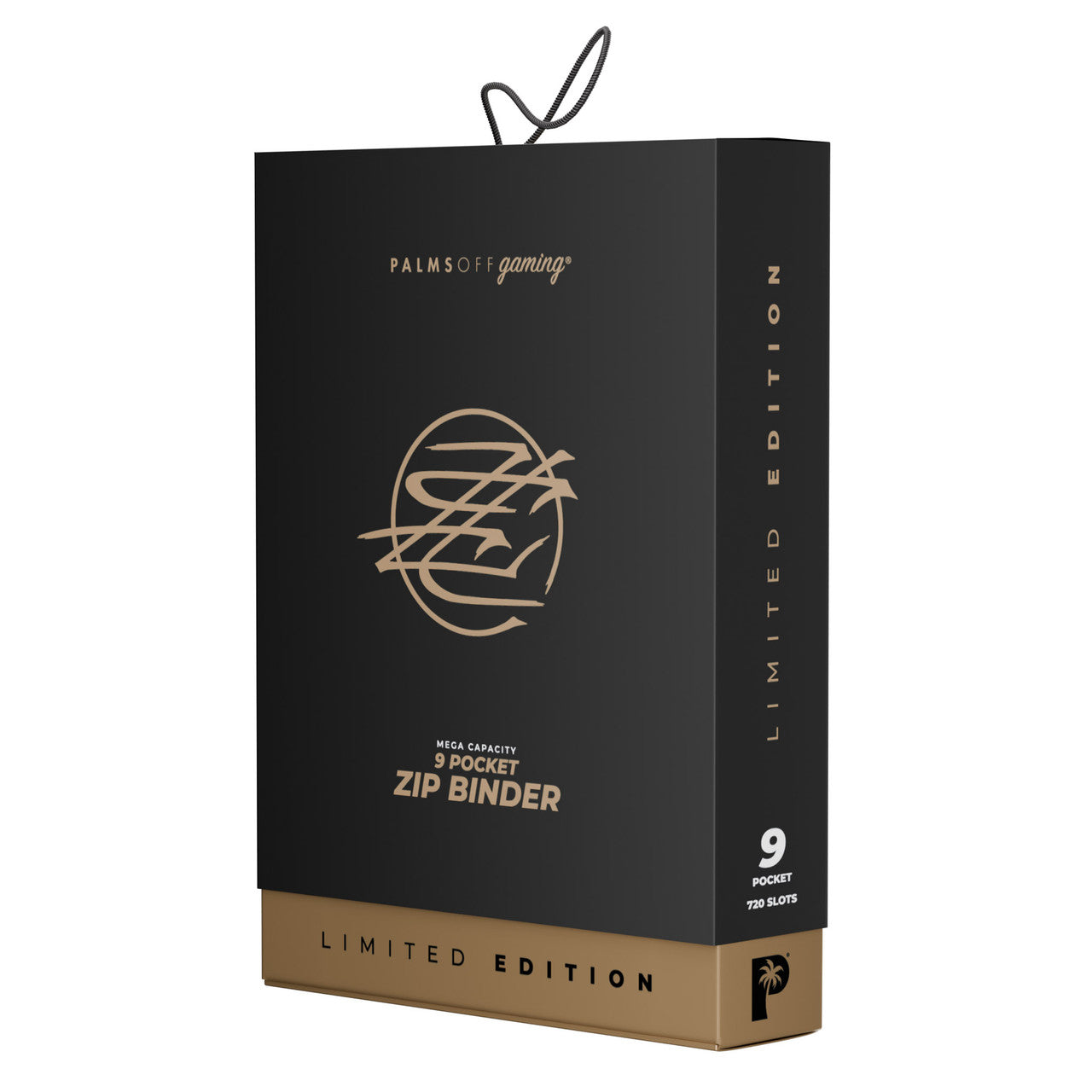 Palms Off Limited Ed. Mega Capacity 9 Pocket Binder – Black and Gold (720 slot)