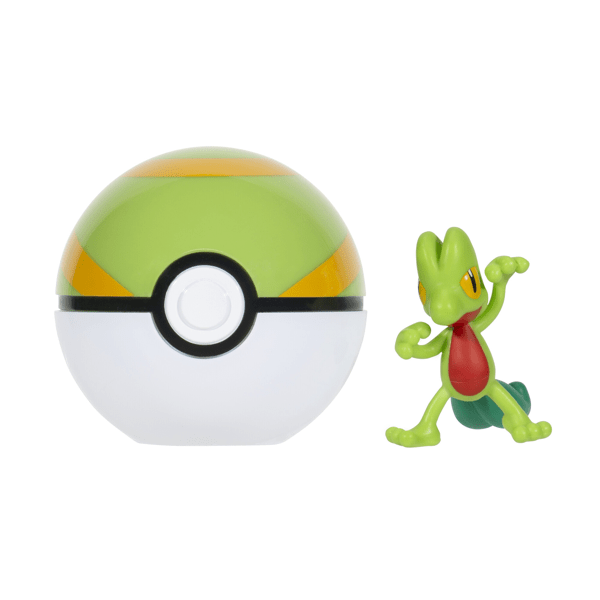 Pokemon Clip N Go Poké Ball Figure - Series 19 - TREECKO