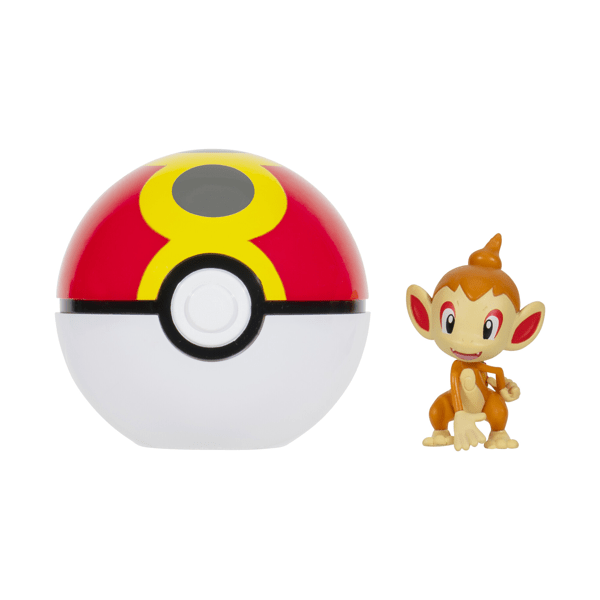 Pokemon Clip N Go Poké Ball Figure - Series 19 - CHIMCHAR
