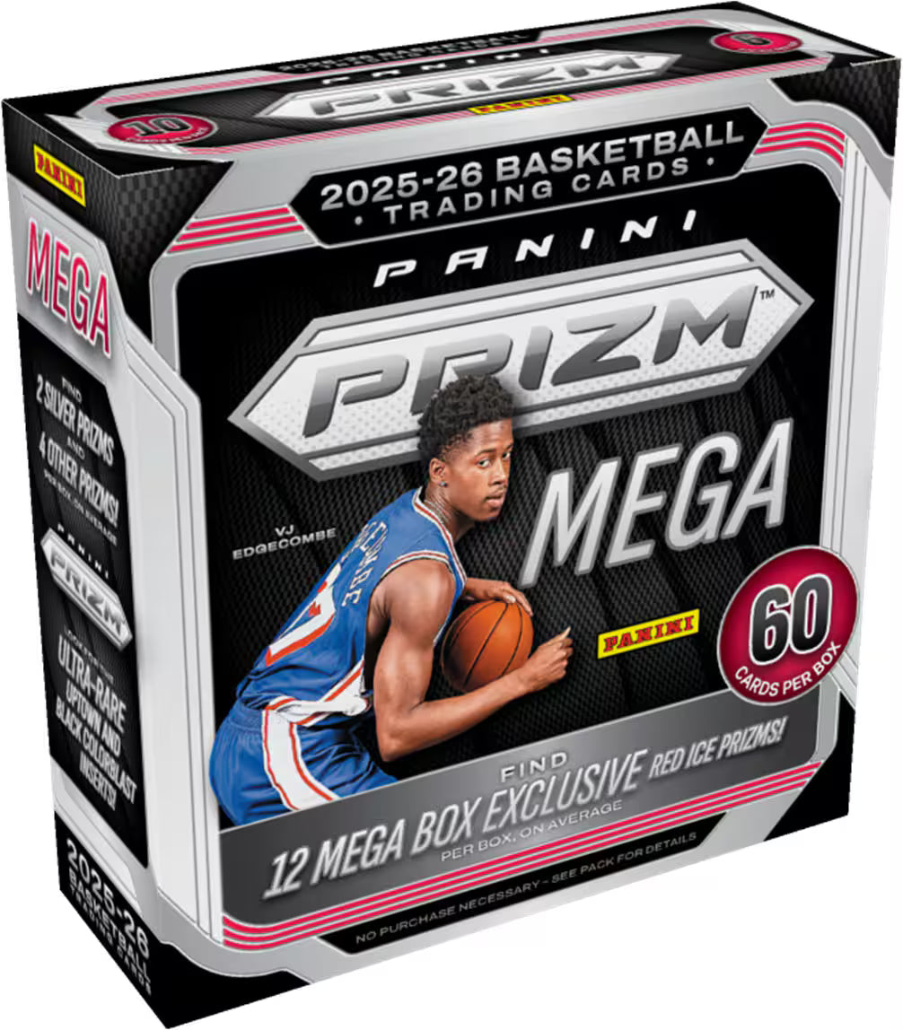 2025-26 PANINI PRIZM Basketball Trading Card MEGA Box