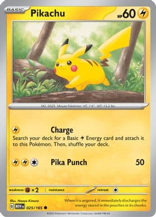 Pikachu 025-165