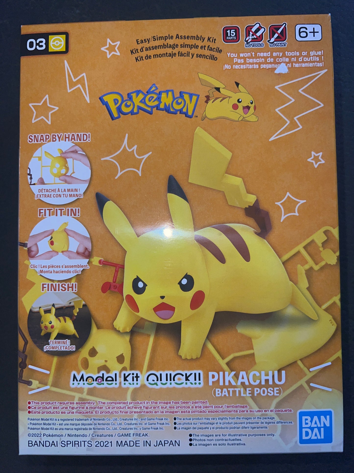 Pikachu Battle Pose Model Kit