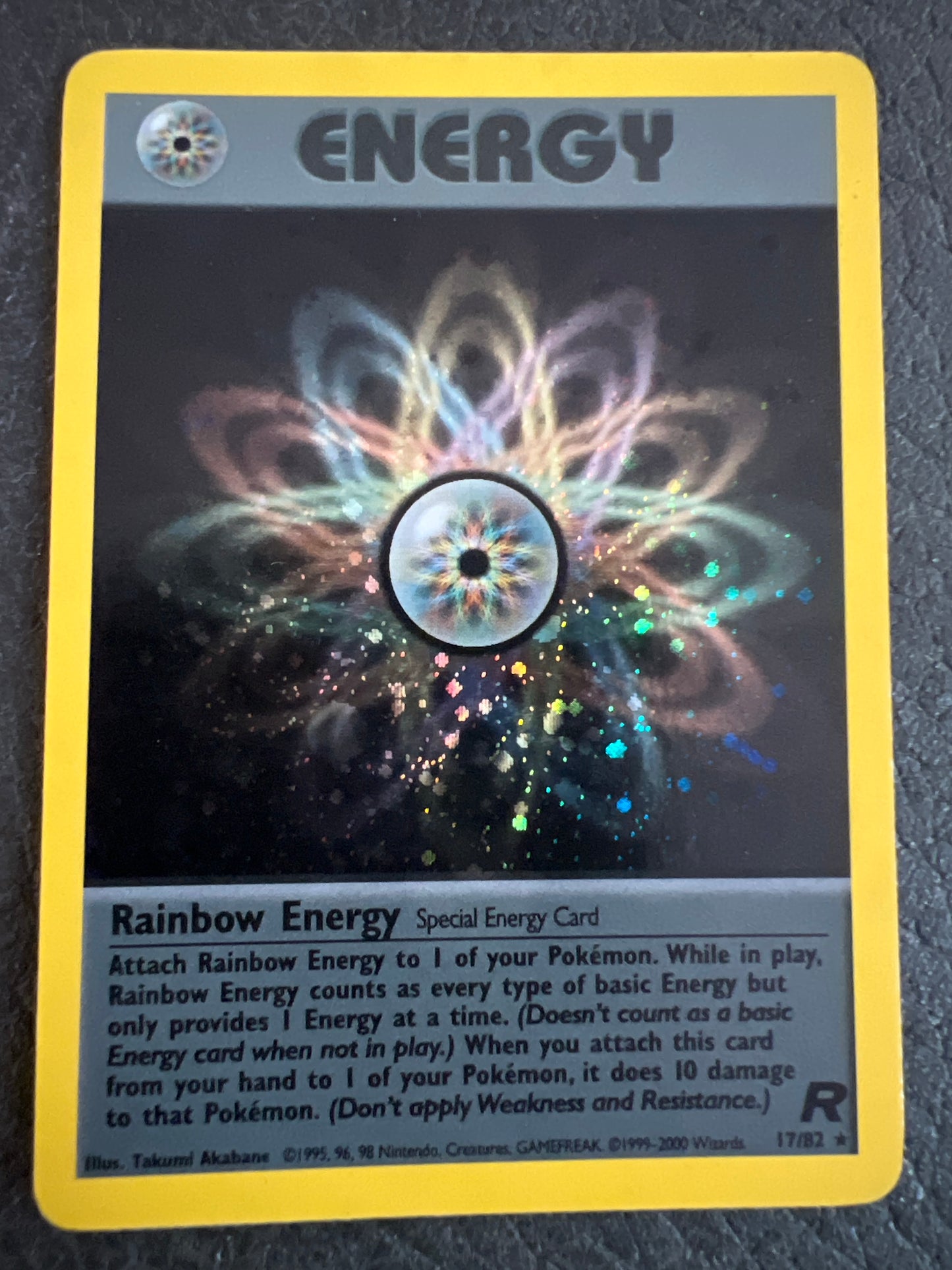 Rainbow Energy HOLO (17/82) Team Rocket Unlimited