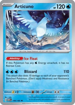 Articuno 144-165 Holo