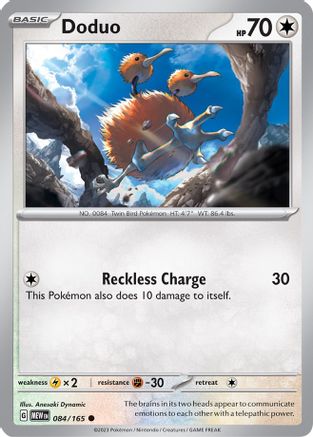 Doduo 084-165 Reverse Holo