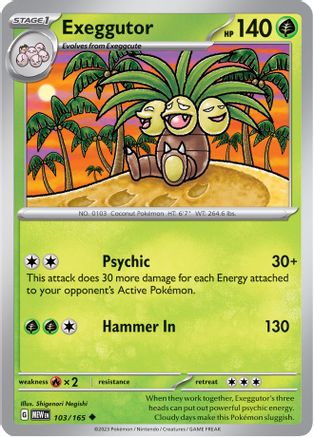 Exeggutor 103-165
