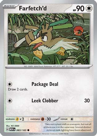 Farfetch'd 083-165 Reverse Holo