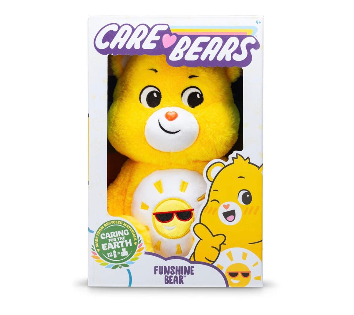 Care Bears Medium Eco Plush - Funshine Bear