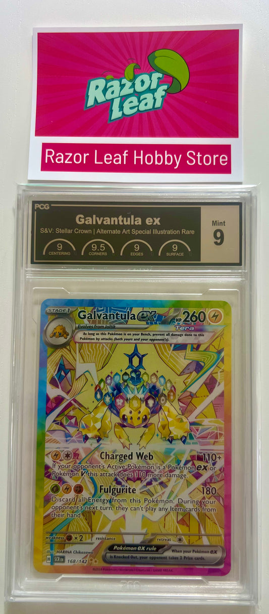 PCG 9 Mint GALVANTULA ex - 168/142