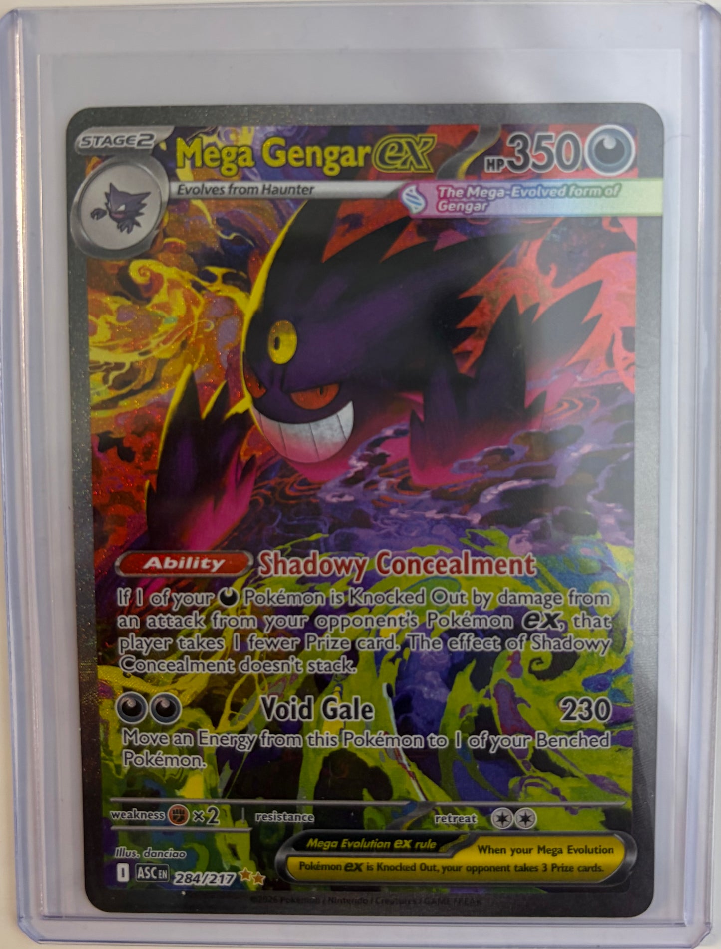 Mega Gengar ex SIR 283/217 Ascended Heroes NM