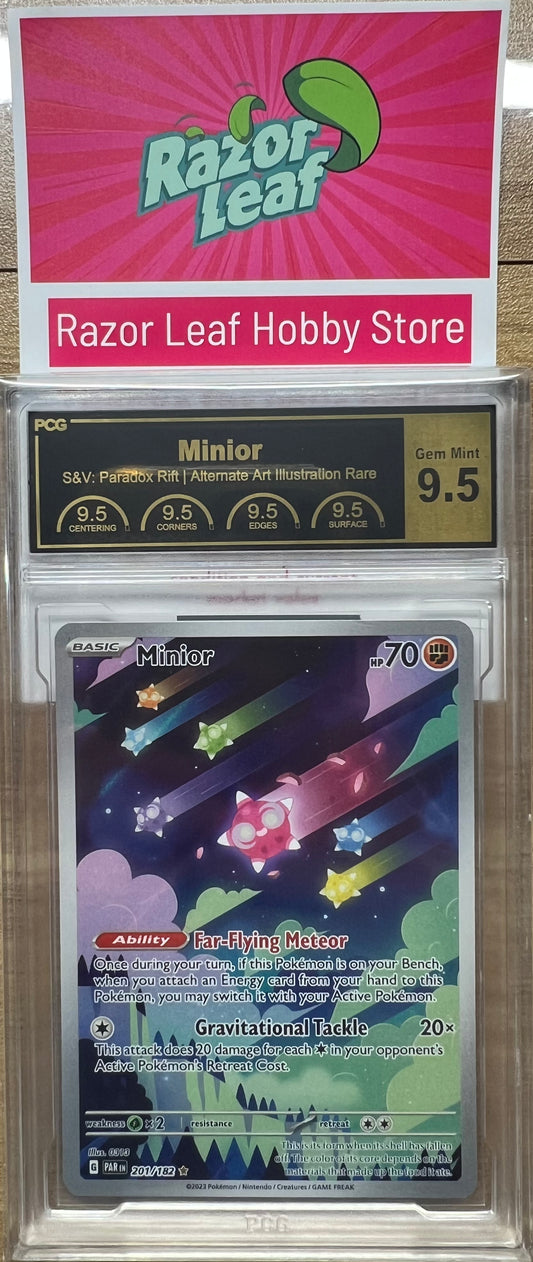 PCG Gem Mint 9.5 Minior Illustration Rare 201/182