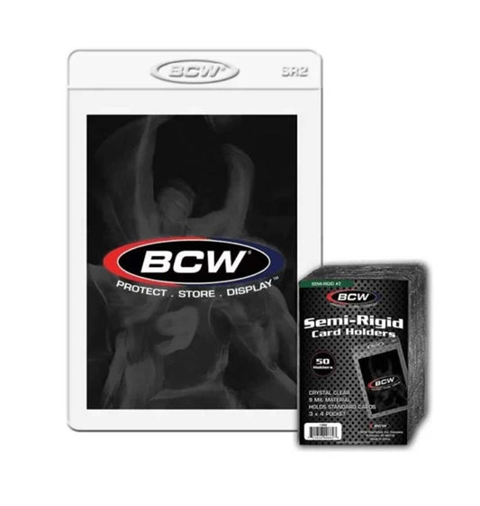 BCW Semi-Rigid Card Holder #2 (50 pack)