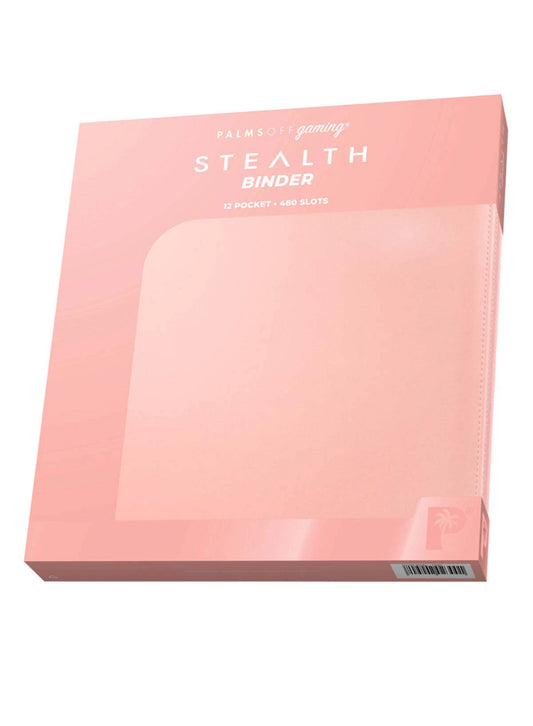 Palms Off STEALTH 12 Pocket Zip Binder – Pink
