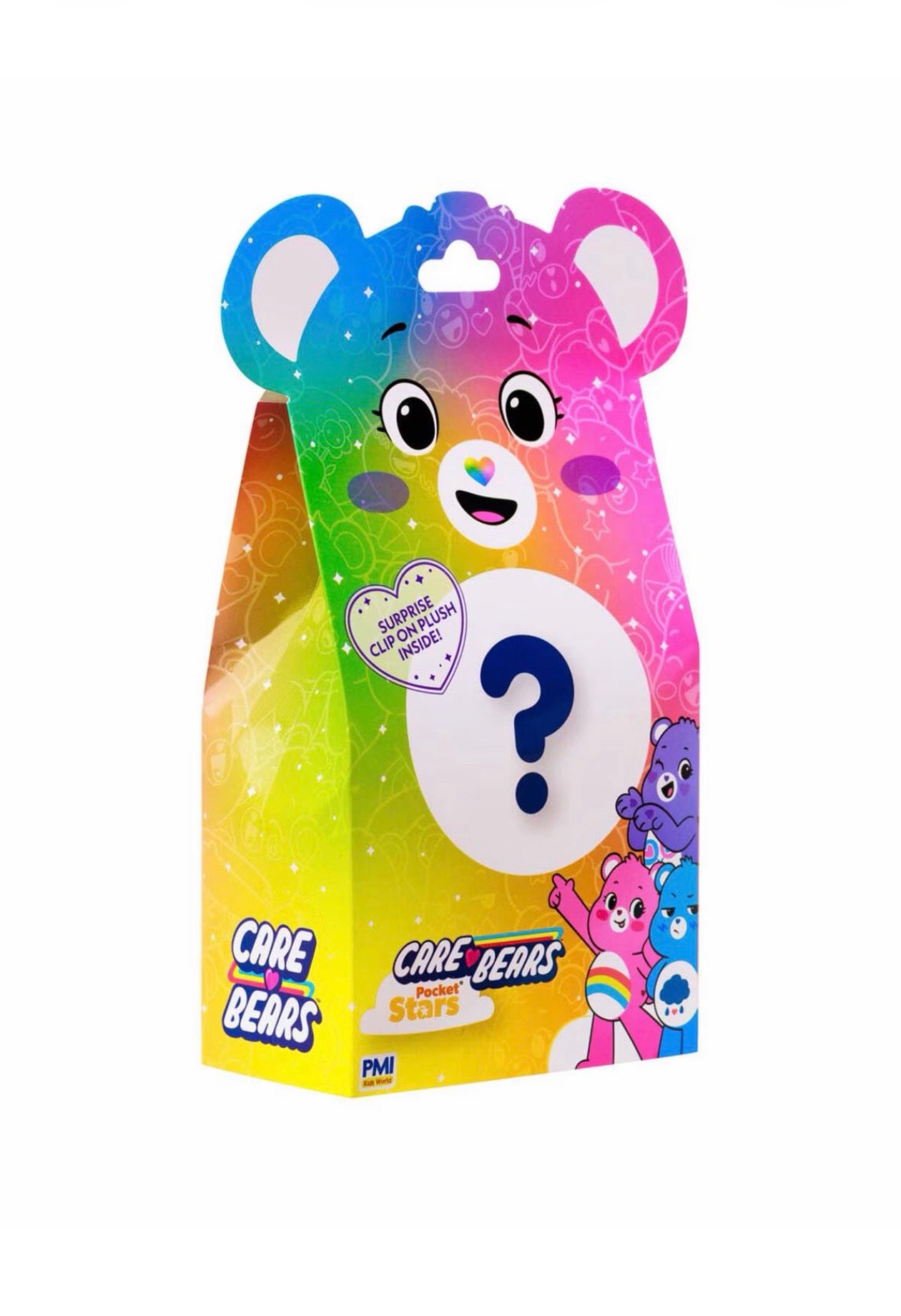 CARE BEARS CLIP ON PLUSH BLIND BOX, ASSORTED