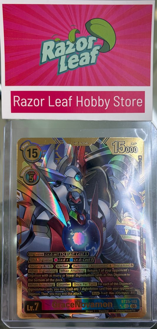 GraceNovamon - BT25-103 SEC Secret Rare - DIGIMON