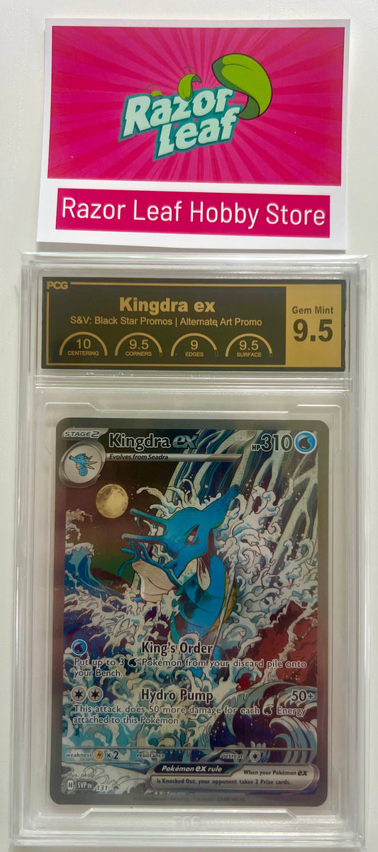 PCG 9.5 Gem Mint KINGDRA ex - 131 Black Star Promo