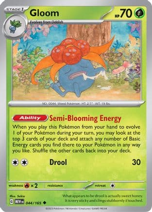 Gloom 044-165 Reverse Holo