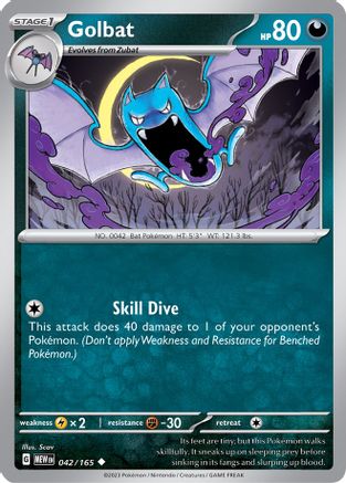 Golbat 042-165 Reverse Holo