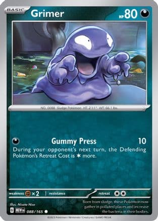 Grimer 088-165 Reverse Holo