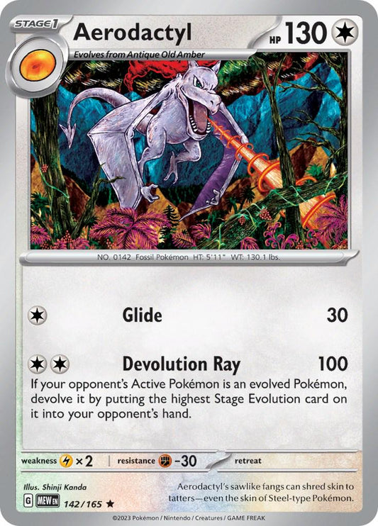 Aerodactyl Holo 142/165
