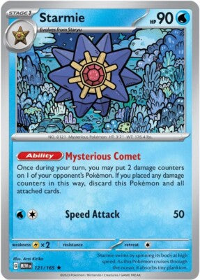 Starmie Holo 121/165