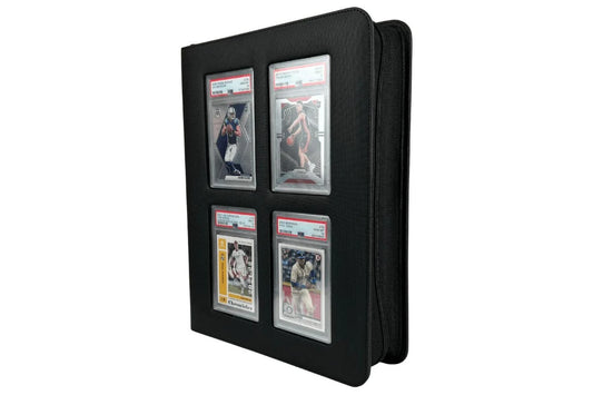 EVORETRO – Premium Graded Card Slab Binder with Window – Black
