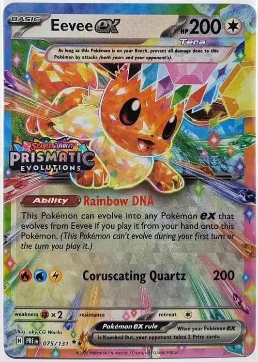 Eevee 075/131 Prismatic Evolutions Stamped Promo (Sealed)