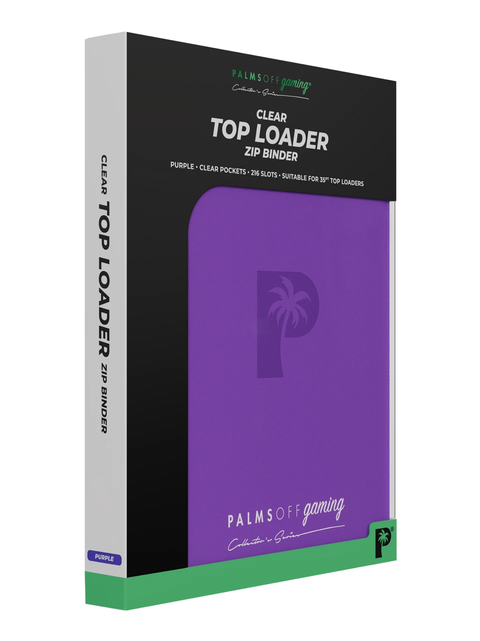 Palms Off Collector’s Series Top Loader Zip Binder