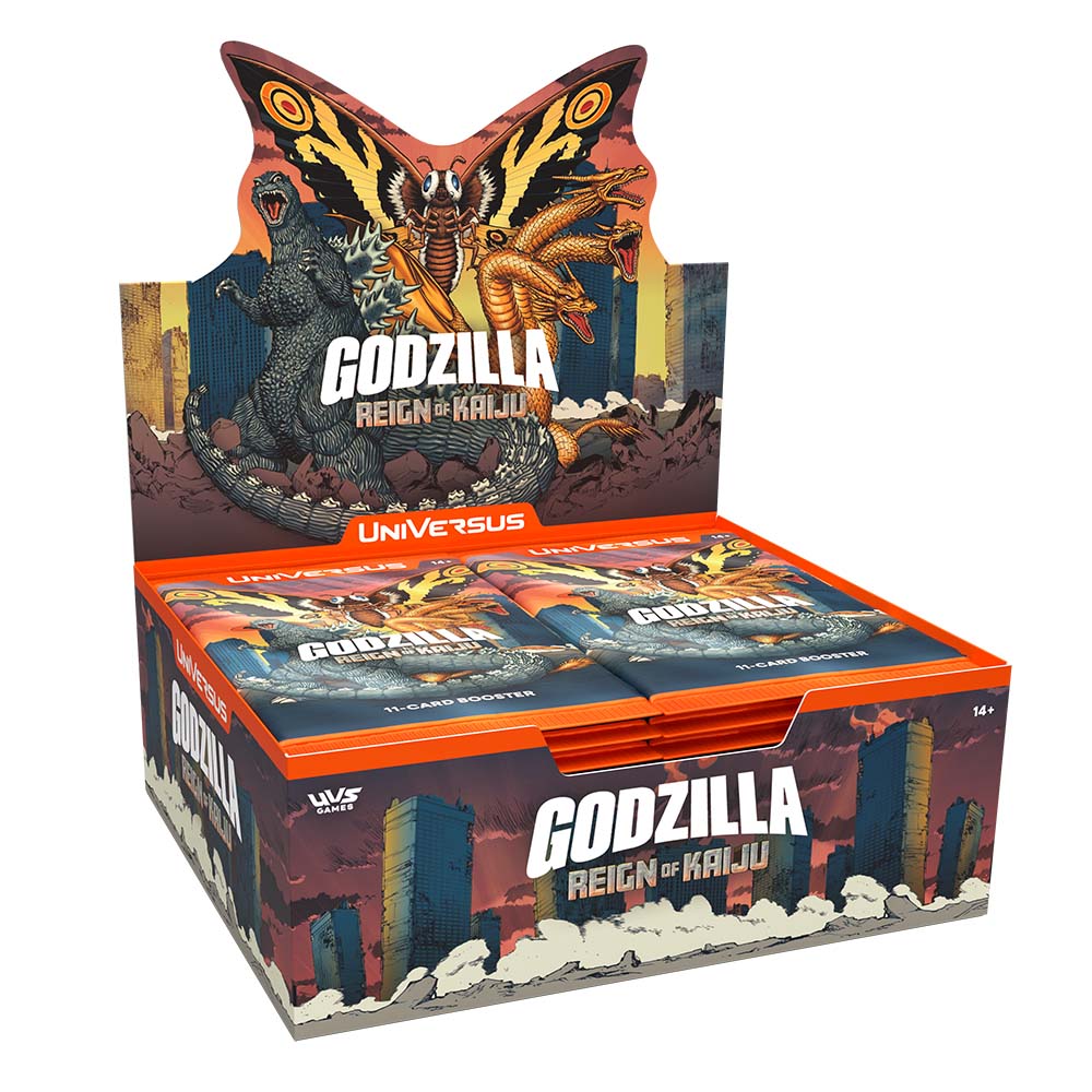 UniVersus CCG - Godzilla Reign of Kaiju Sealed Booster Display