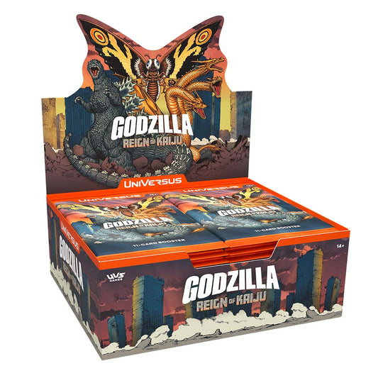 Universus CCG - Godzilla Reign of Kaiju Sealed Booster Display