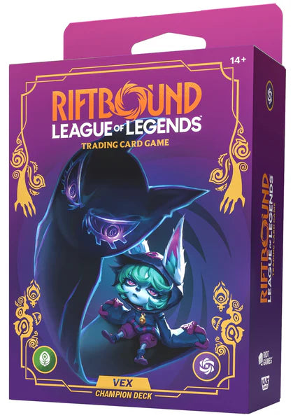 Riftbound League of Legends - Unleashed Vex Champion Deck