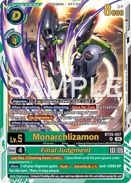 Monarchlizamon - BT25-058 UR - DIGIMON