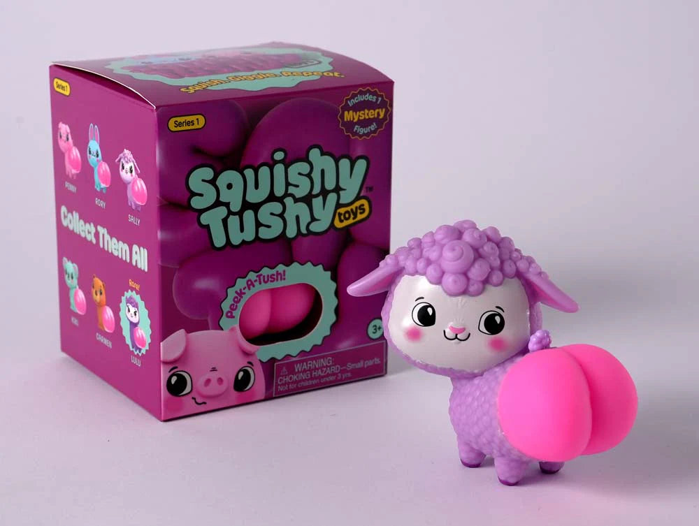 Squishy Tushy Toys - Series 1 Blind Box Vinyl Figure (Single Unit)