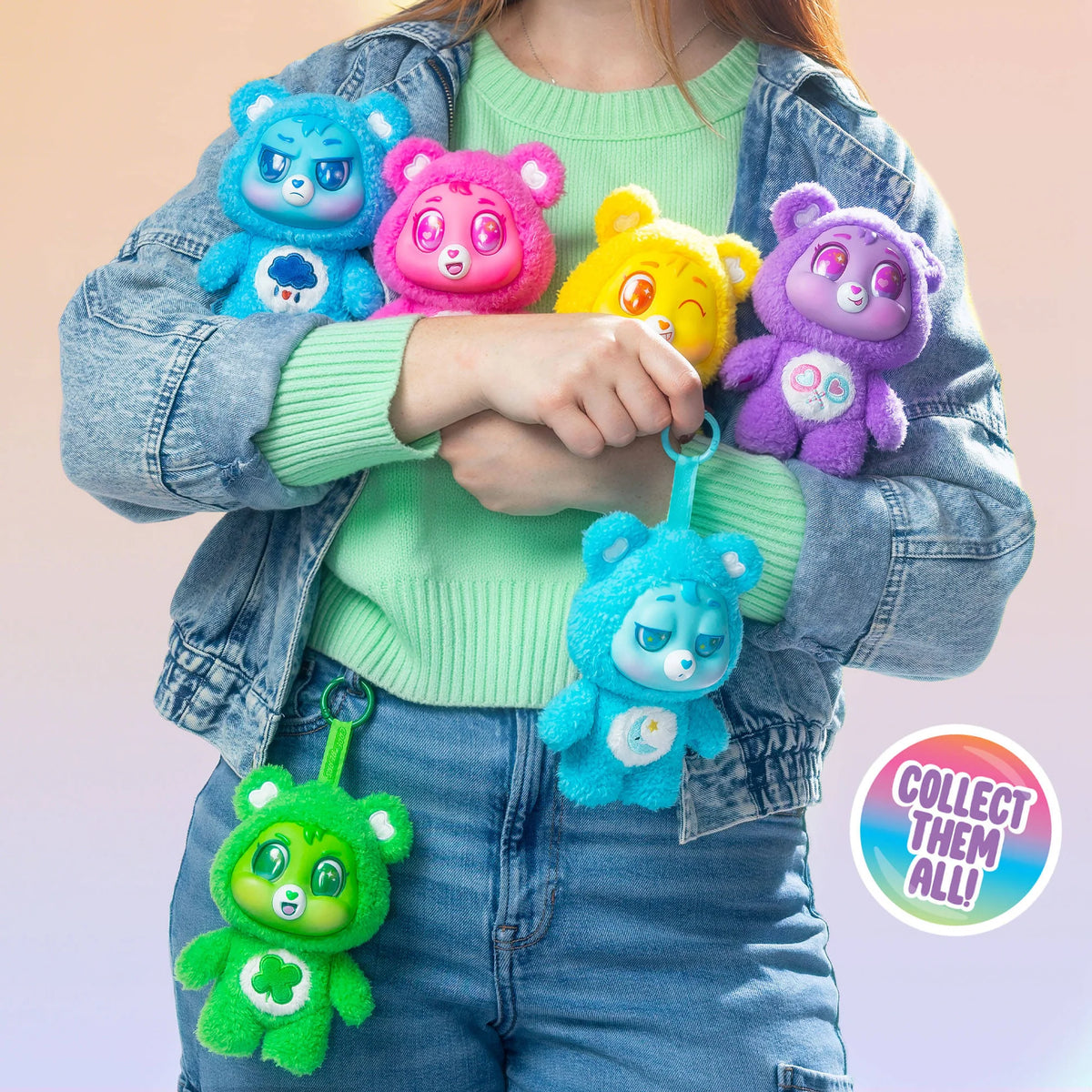 Care Bears Caring Cuties Plush Keychain Blind Box