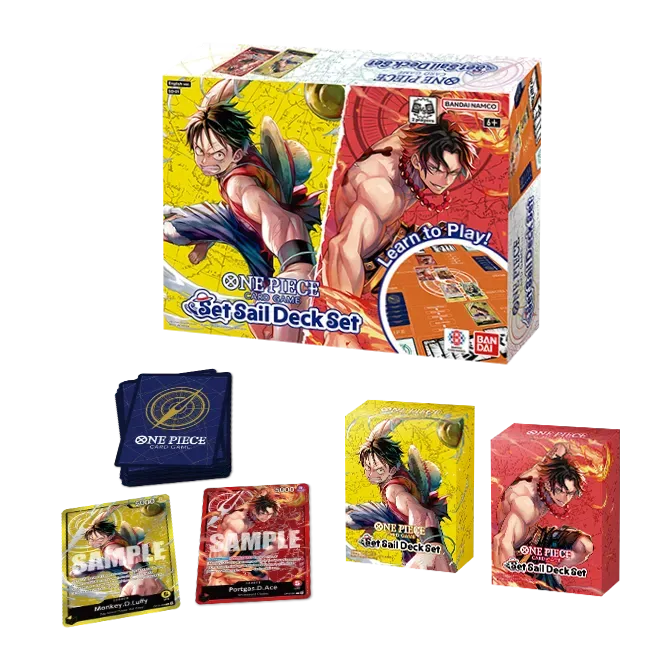 One Piece Card Game - Set Sail Deck Set SD-01 *Pre Order* Contains OP-17 Pack