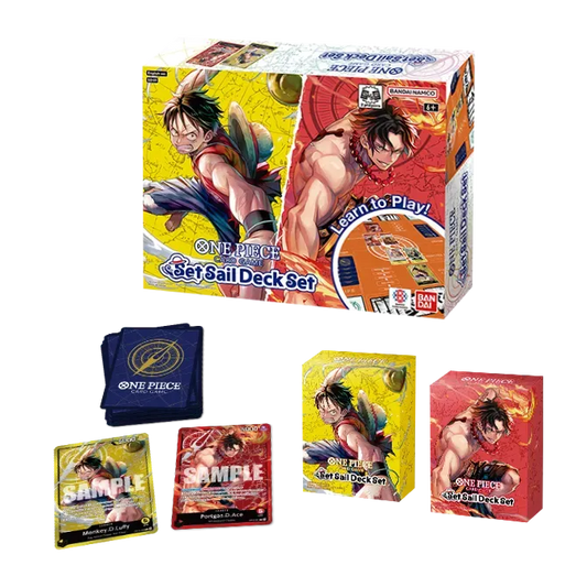One Piece Card Game - Set Sail Deck Set SD-01 *Pre Order* Contains OP-17 Pack