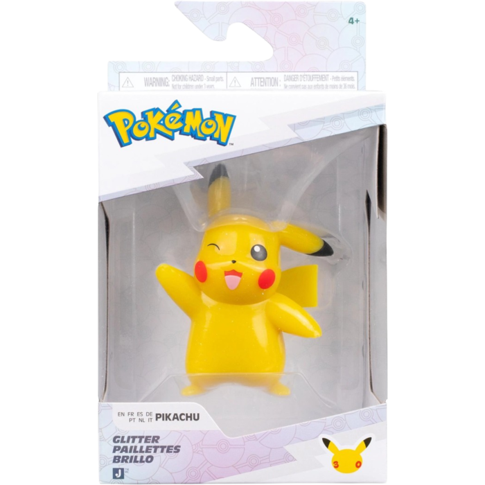 Pokemon Select 30th Anniversary Glitter Battle Figure