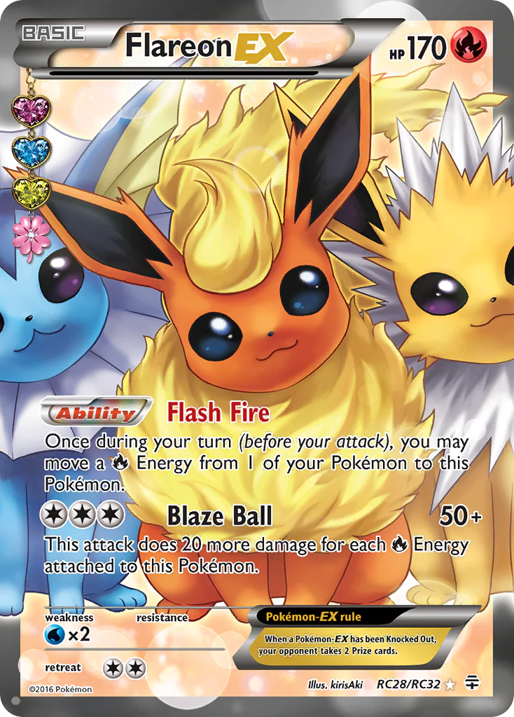 Flareon EX (RC28/RC32) XY: Generations
