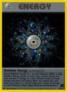 Rainbow Energy HOLO (17/82) Team Rocket Unlimited