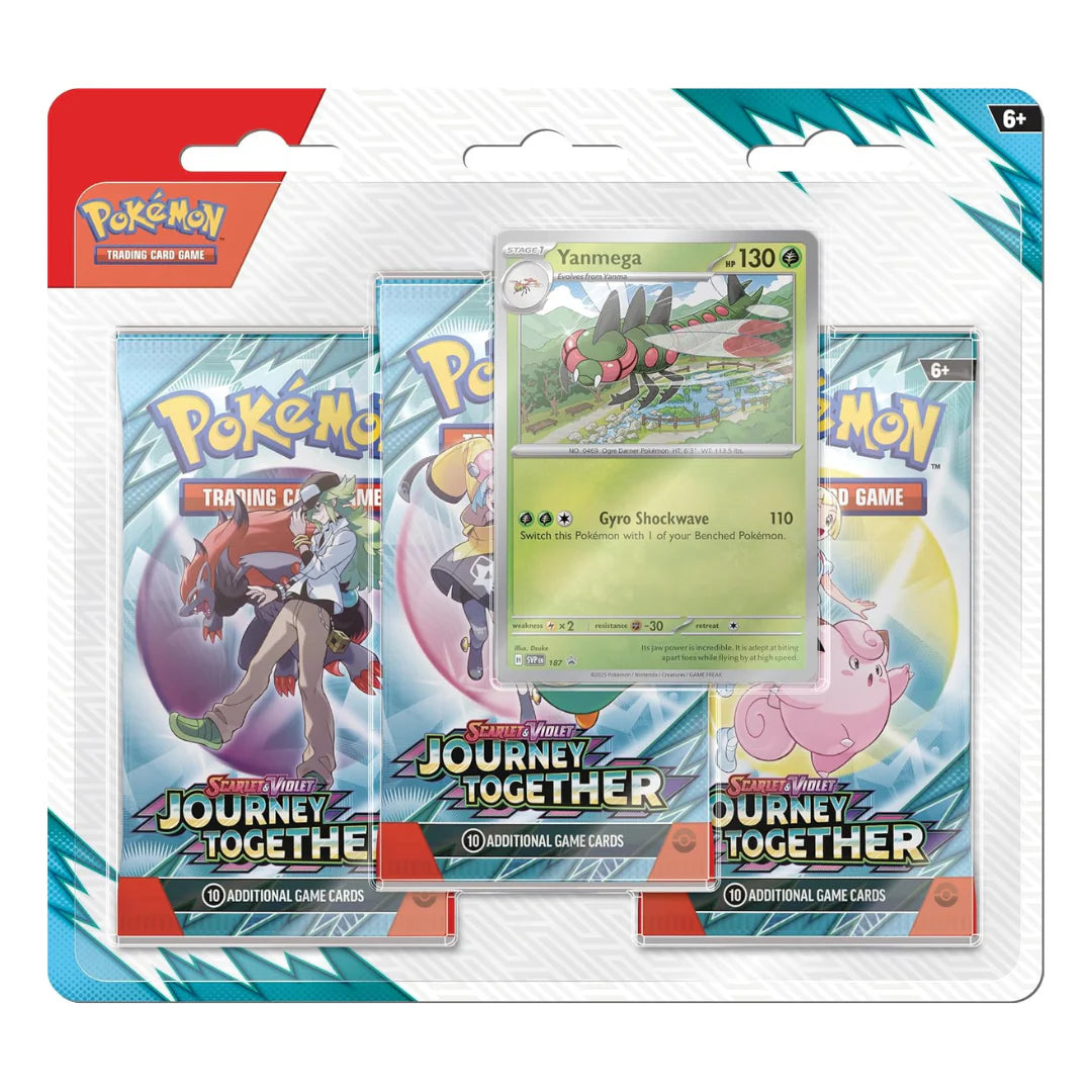 Pokemon TCG - Journey Together 3 Pack Blister