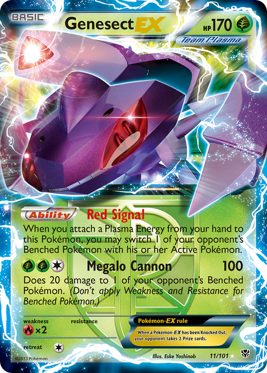 Genesect EX - 11/101 Black & White: Plasma Blast