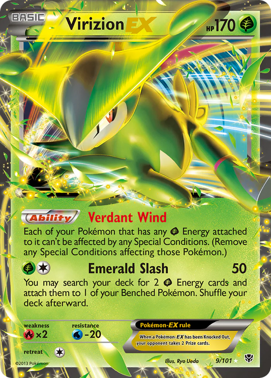 Virizion EX - 9/101 Black & White: Plasma Blast