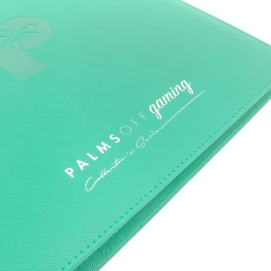 Palms Off Collector’s Series 12 Pocket Zip Binder- TURQUOISE